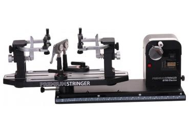 Penta Premium Stringer 8700 stringing machine side view with 6-point mounting system and tension head